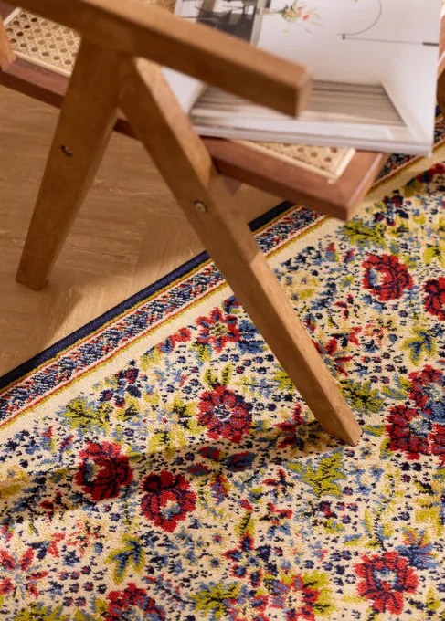 Koberec Agnella Optimal Floriana krémový