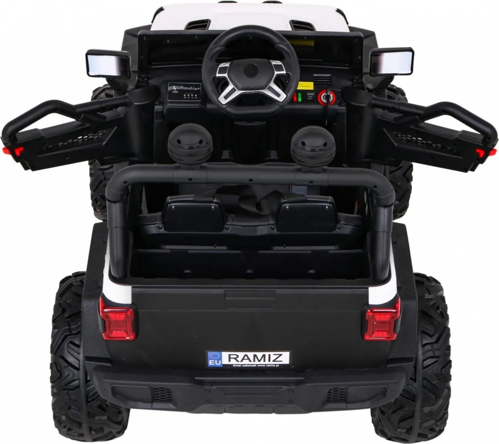 Ramiz Detské auto Master of Terrain biele