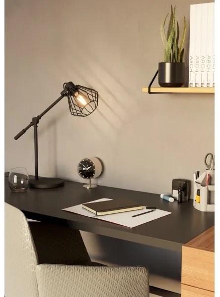 Eglo 99019 - Stolná lampa TABILLANO 1 1xE27/40W/230V