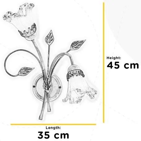 ONLI - Nástenné svietidlo LANCIA 2xE14/6W/230V