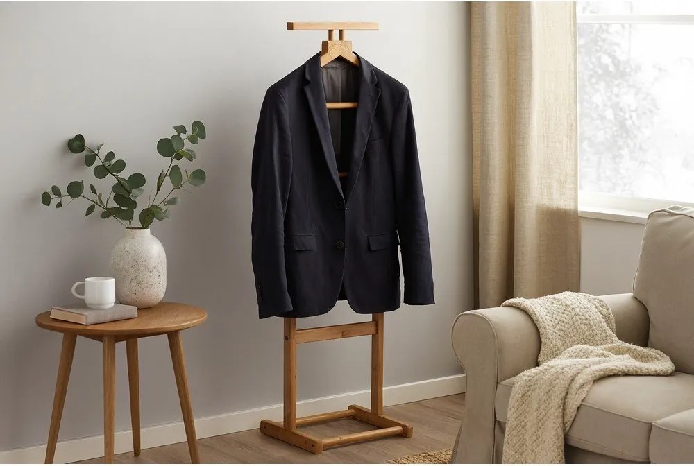 Bambusový nemý sluha v prírodnej farbe Vion – Bonami Essentials