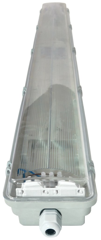 BERGE Prachotesné svietidlo + 2x LED trubica High Lumen - T8 - 120cm - 18W - neutrálna biela - 4680Lm