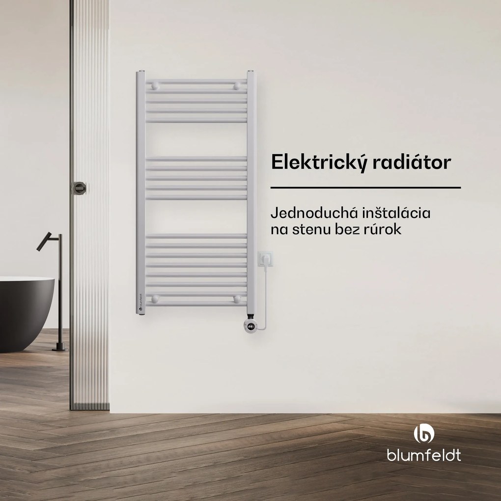 Blumfeldt Harrison Smart, elektrický radiátor, 50 x 100 cm, 400 W, aplikácia, 3 ohrievače uterákov