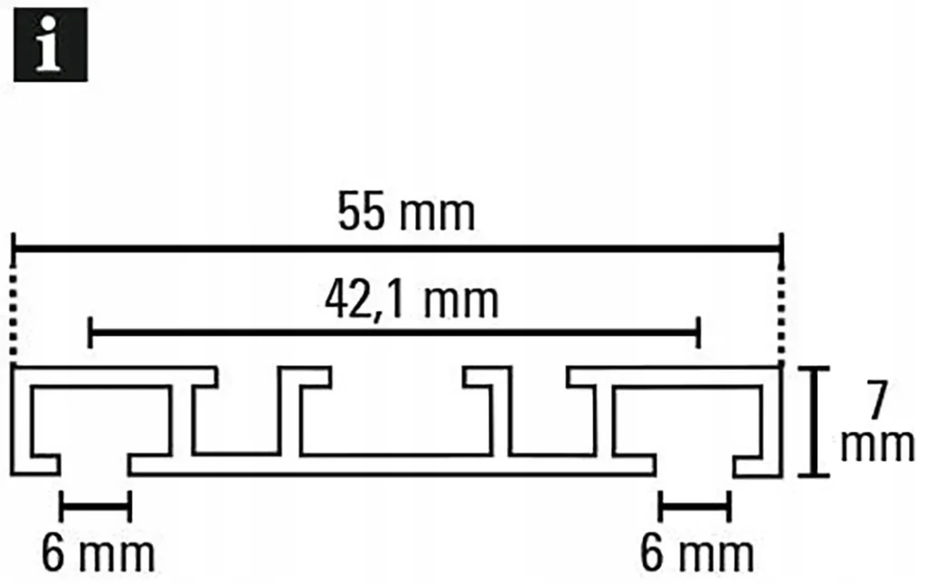 Dekorstudio Stropná hliníková dvojitá koľajnica SMALL Plus Dĺžka: 320cm, Typ príslušenstva: Bežce AS + Francúzsky háčik