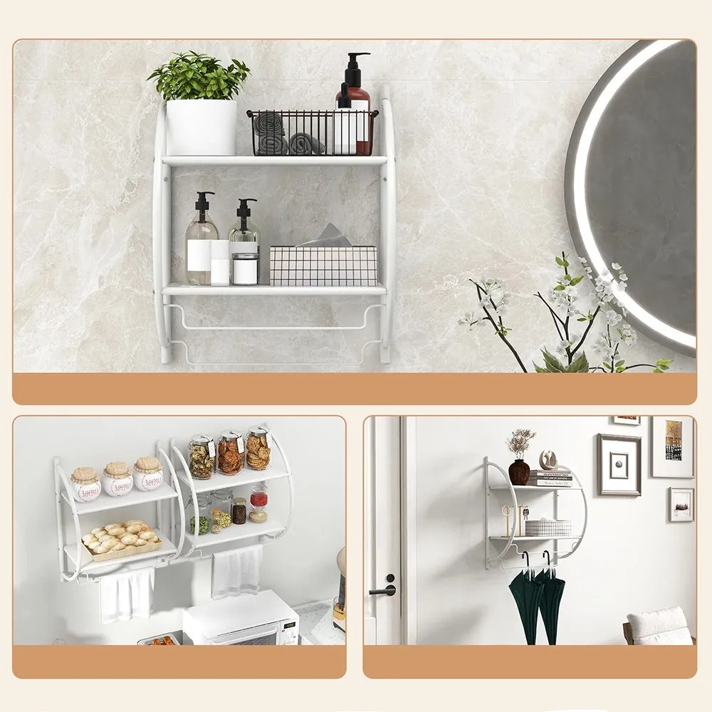 Nástenný držiak na uteráky