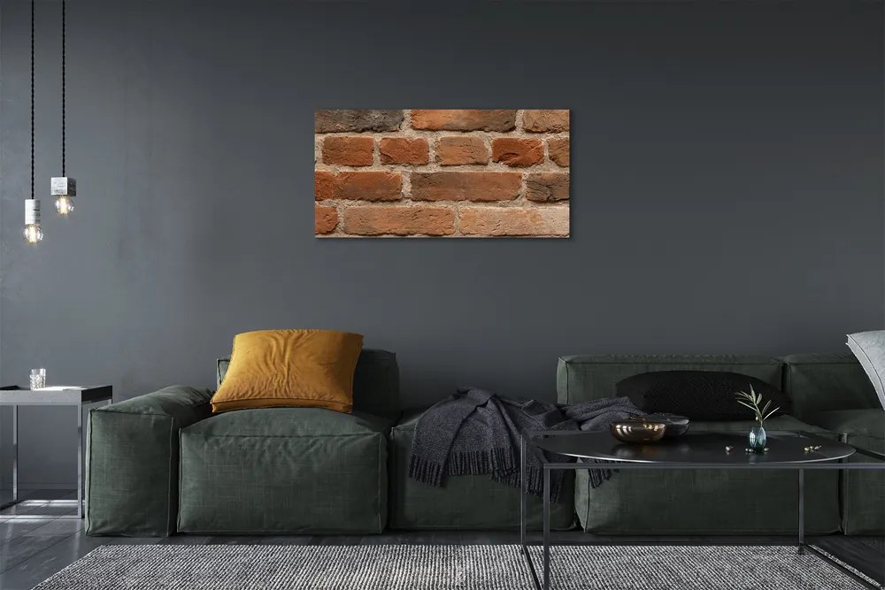 Obraz canvas Tehlová múr kamenná 140x70 cm