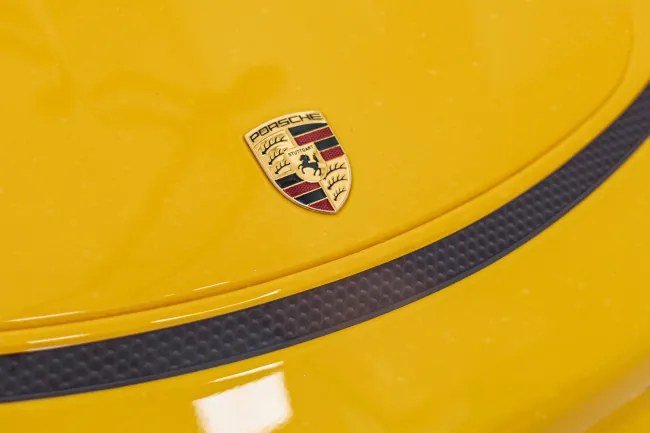 Elektrické autíčko Porsche Spyder RS 718 Lakier žlté