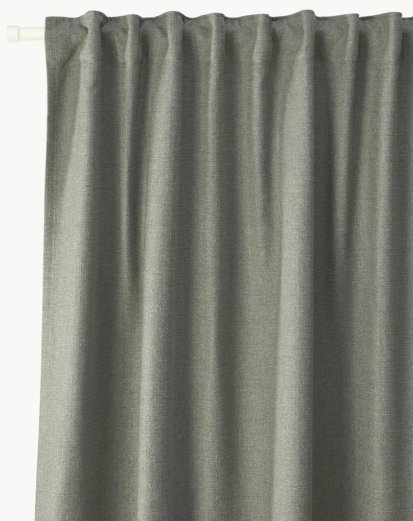 Nepriehľadné závesy's multifunkčnou páskou Jensen, 2 ks, Š 130 cm