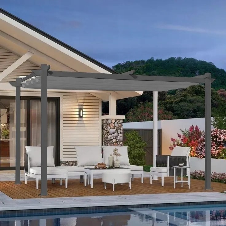 TRENDIE Pergola sivá 3x4m