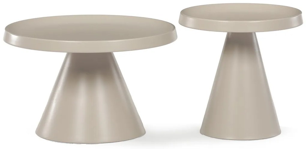 F4112 Sada konferenčných stolíkov CSM, béžová, 2ks