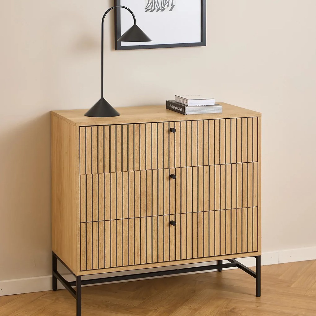 Komoda Albany 80 cm dub přírodní II