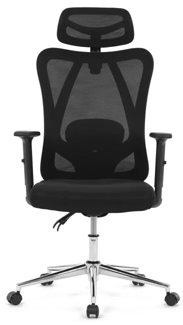 Autronic BONTEC Kancelárska stolička, výškovo nastaviteľná, čierna sieťovina, KA-R216 BK Farba: Čierna