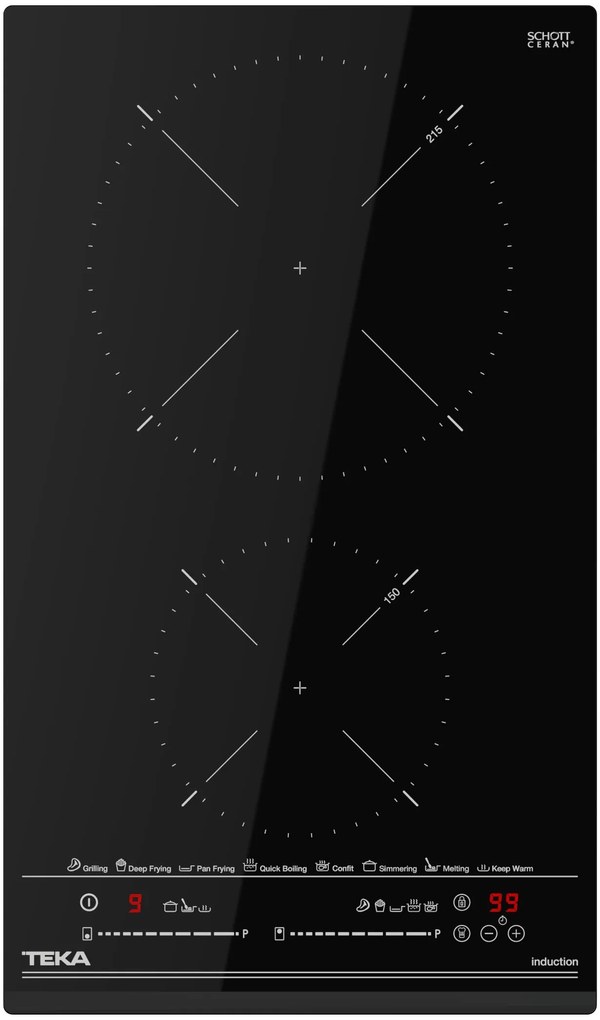 Vstavaná indukčná modulárna varná doska Teka IZC 32600 MST BK
