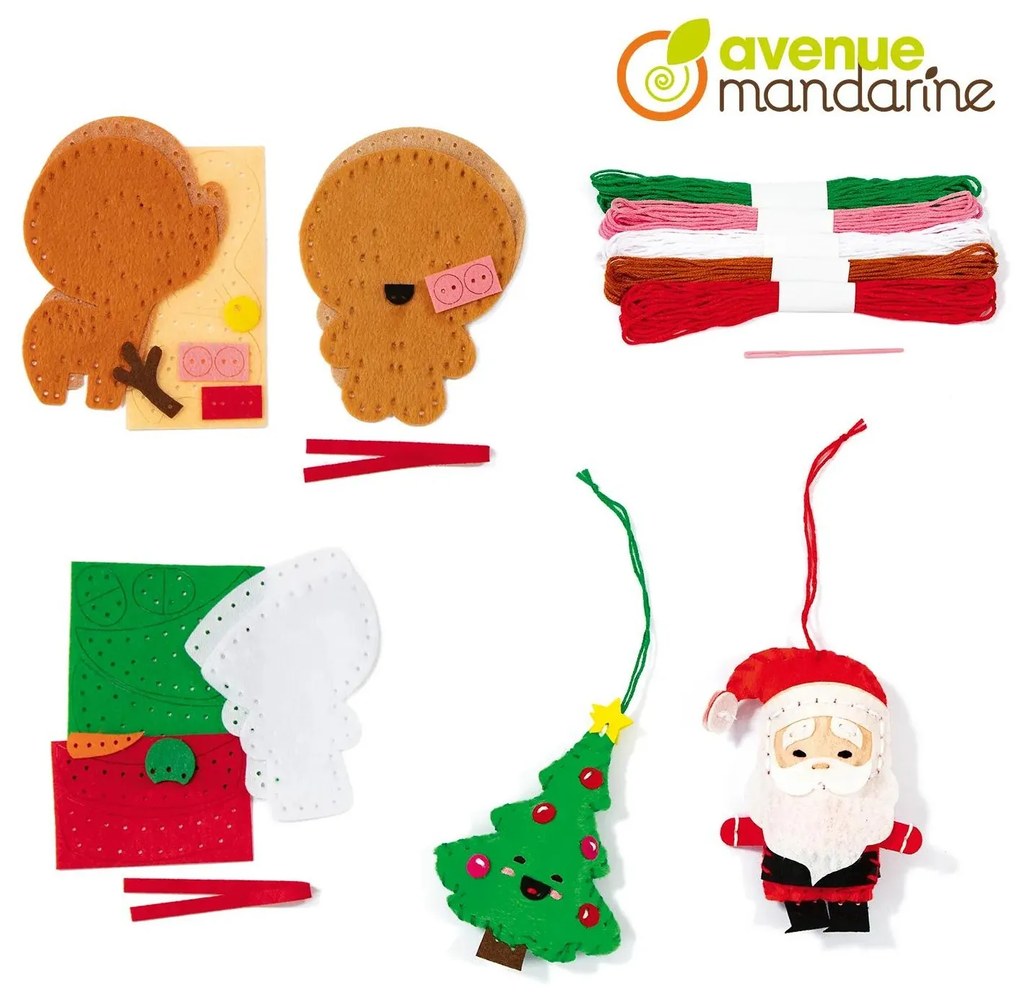 Kreatívna súprava – vianočné dekorácie na ušitie