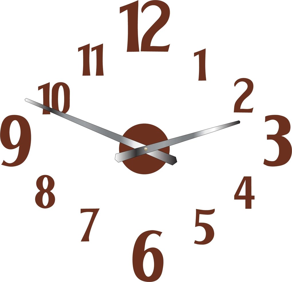 SENTOP | Moderné nalepovacie hodiny na stenu | Sentop 12P024-Wall clock HEU- analógové