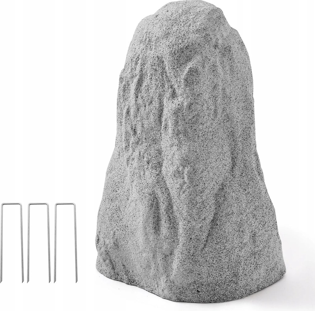 Vevor Umelý kameň vonku sivý Veľkosť stredná až Dekorácia záhrady