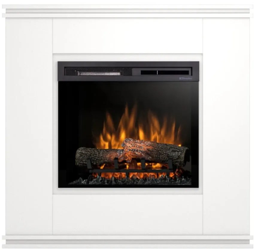 Elektrický krb Vena 23 biely mat