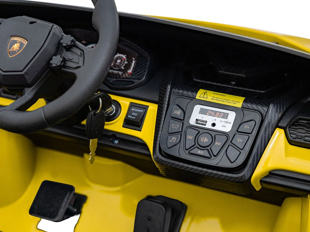 Ramiz Lamborghini Revuelto XL STRONG vozidlo Žltá