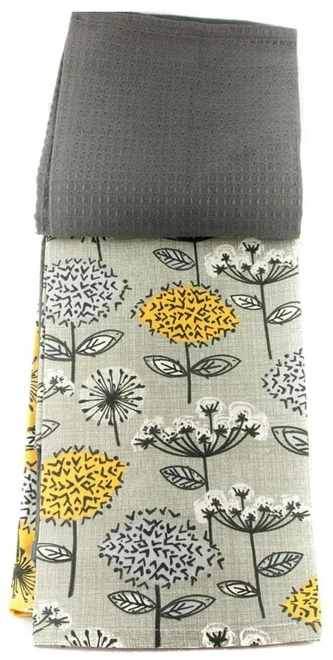 Bavlnené utierky v súprave 3 ks 45x65 cm Retro Meadow – Cooksmart ®