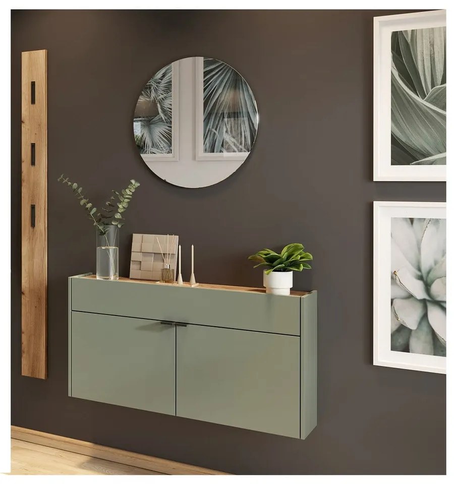 Zelená/v prírodnej farbe predsieňová zostava Ameca – Germania