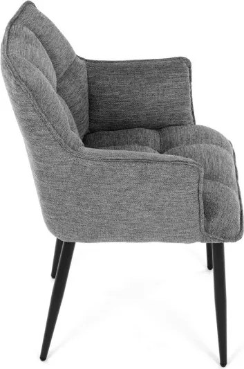 Jedálenská stolička sivá DCH-J2139 GREY2