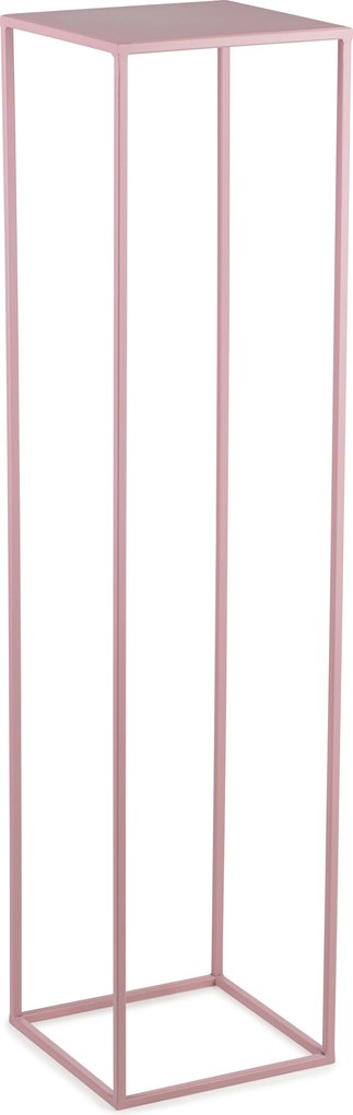 STOJAN NA KVETINÁČ SIMPLE 100X24X24 CM RUŽOVÁ