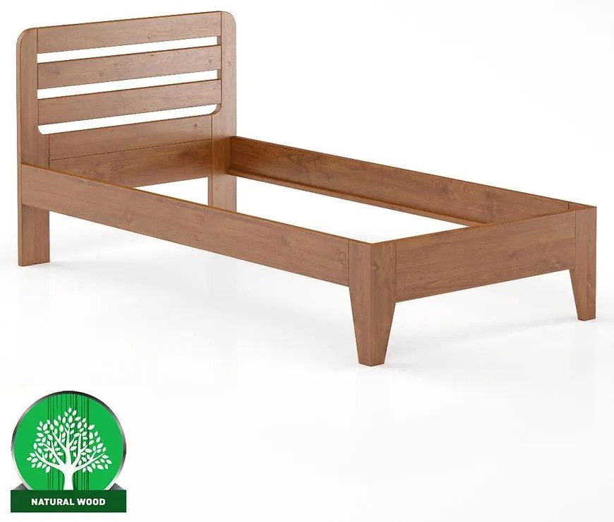 Posteľ buková LK189–100x200 cherry