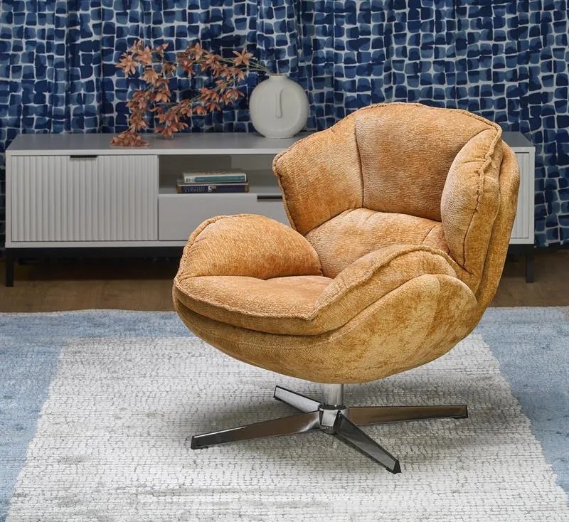 Kreslo Gaudio (horčicová). Vlastná spoľahlivá doprava až k Vám domov. 1092529