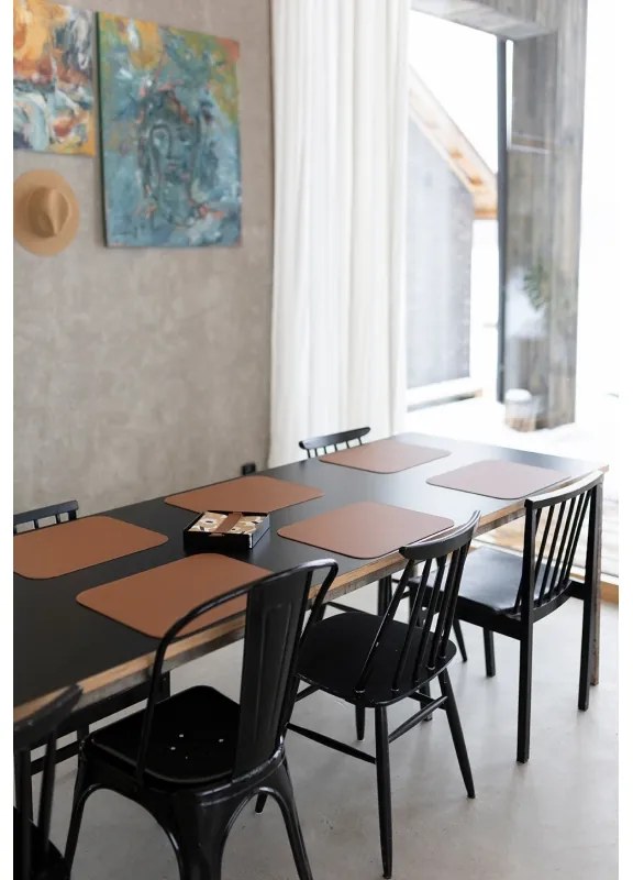 Prestieranie 32x38, recyklovaná koža / hnedé