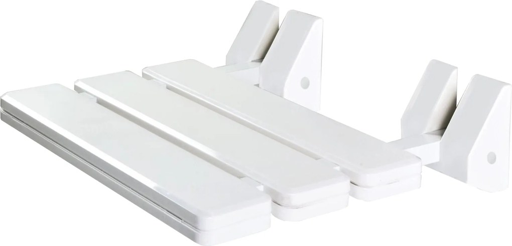 BISK Erga Handicap PRO, nástenné sedadlo do sprchy so sklápaním 320x328 mm, biela, ERG-07623