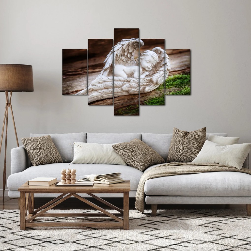 Obraz - Spiaci anjelik (150x105 cm)