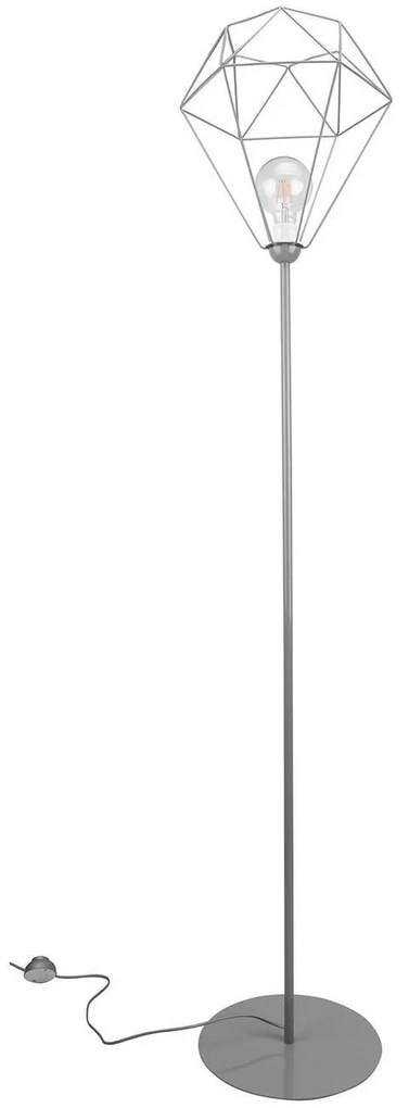 Podlahová lampa FUSION, 1x drôtené tienidlo (výber zo 4 farieb), D