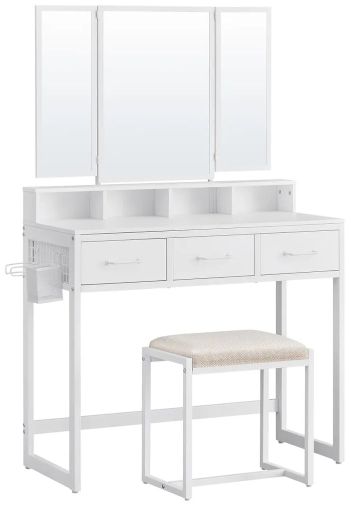 Toaletný stolík AURORA biely