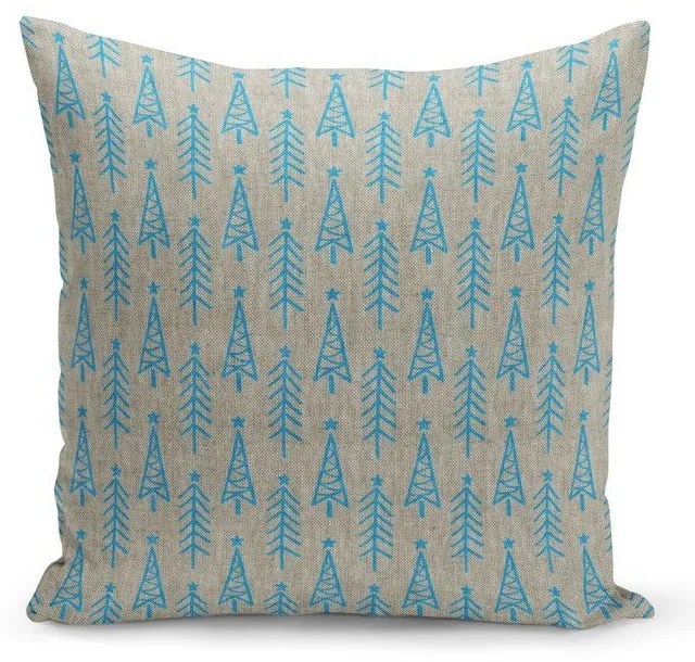 Vankúš s výplňou Kate Louise Tree Azur, 43 x 43 cm