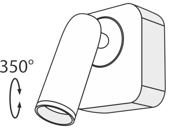 Maytoni C039WL-L3W3K - LED Nástenné bodové svietidlo MIRAX LED/3W/230V čierna