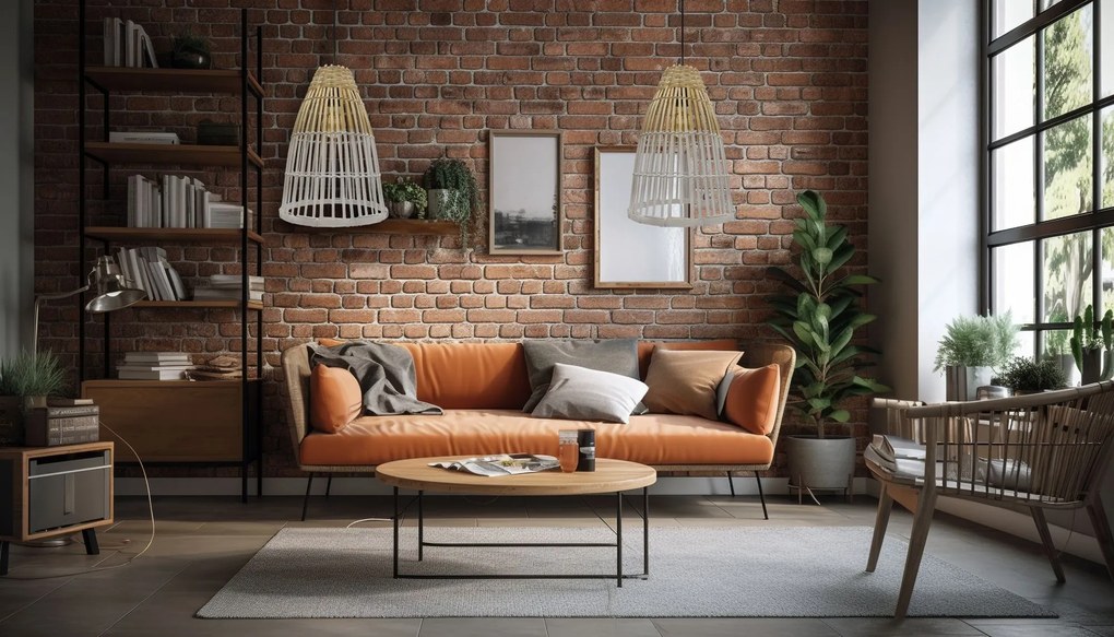 Toolight Toolight, stropné svietidlo 1xE27 APP1329-1CP, biela-hnedá, OSW-02463