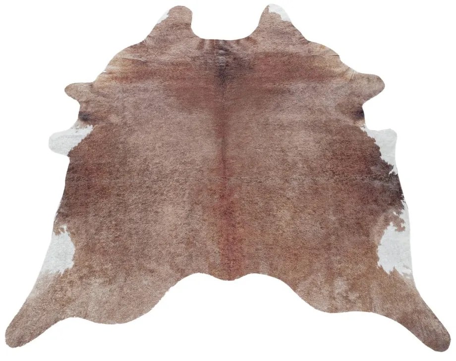 Hnedá syntetická koža 100x135 cm Etosha – Ayyildiz Carpets