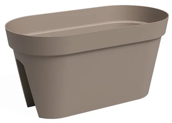 Závesný kvetináč na zábradlie z recyklovaného plastu 60 cm Capri – Artevasi