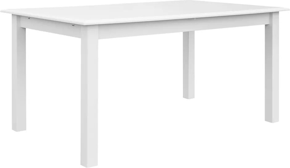 Jedálenský stôl Belluno Elegante, rozkladací, biely, masív, borovica - Nábytok Provence
