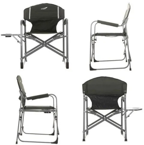 Garthen 63946 Kempingová rozkladacia stoličky so stolíkom a držiakom nápojov