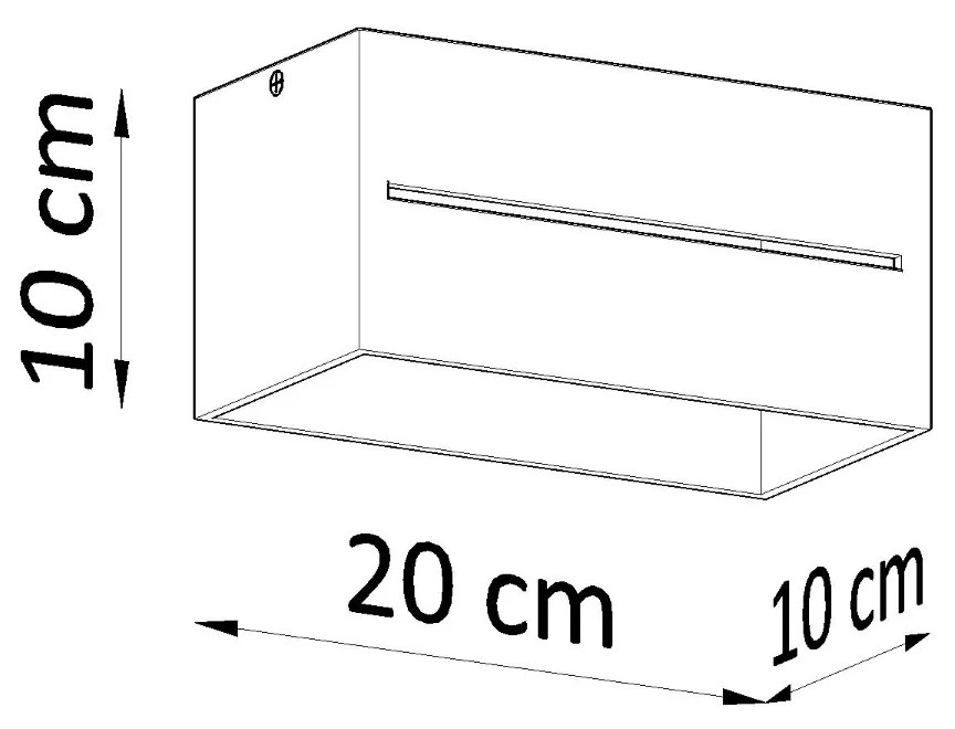 Sollux Stropné svietidlo LOBO 2 white SL_0383