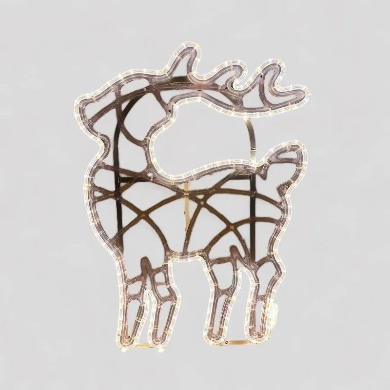 DECOLED LED svetlo pre jeleňa, 47 x 64 cm, ľadovo biela