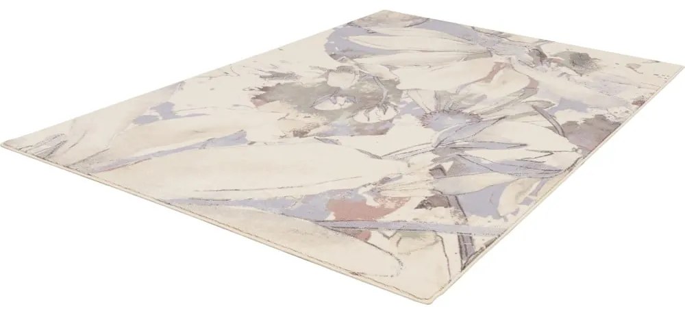 Krémovobiely vlnený koberec 200x300 cm Lilia – Agnella