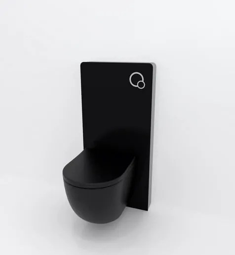 Závesný WC set SAT Fusion do ľahkých stien / predstenová SIKOSGFUSTORBLBL