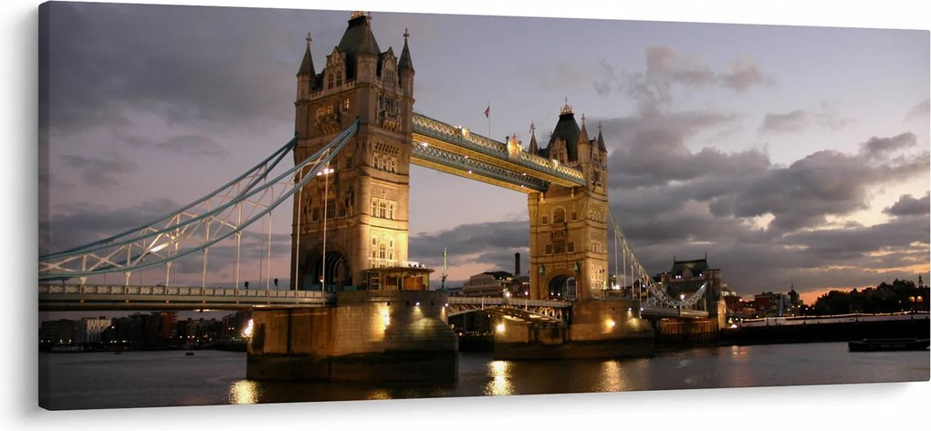 Obrázok - Tower Bridge v noci (120x50 cm)