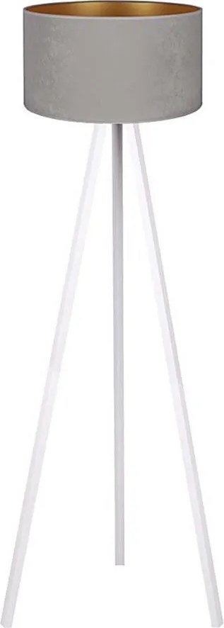 Brilagi - Stojacia lampa VELVET 1xE27/60W/230V biela/šedá