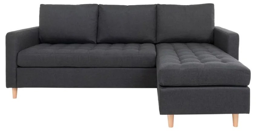 House Nordic - Dizajnová rohová pohovka FIRENZE 220 cm tmavošedá
