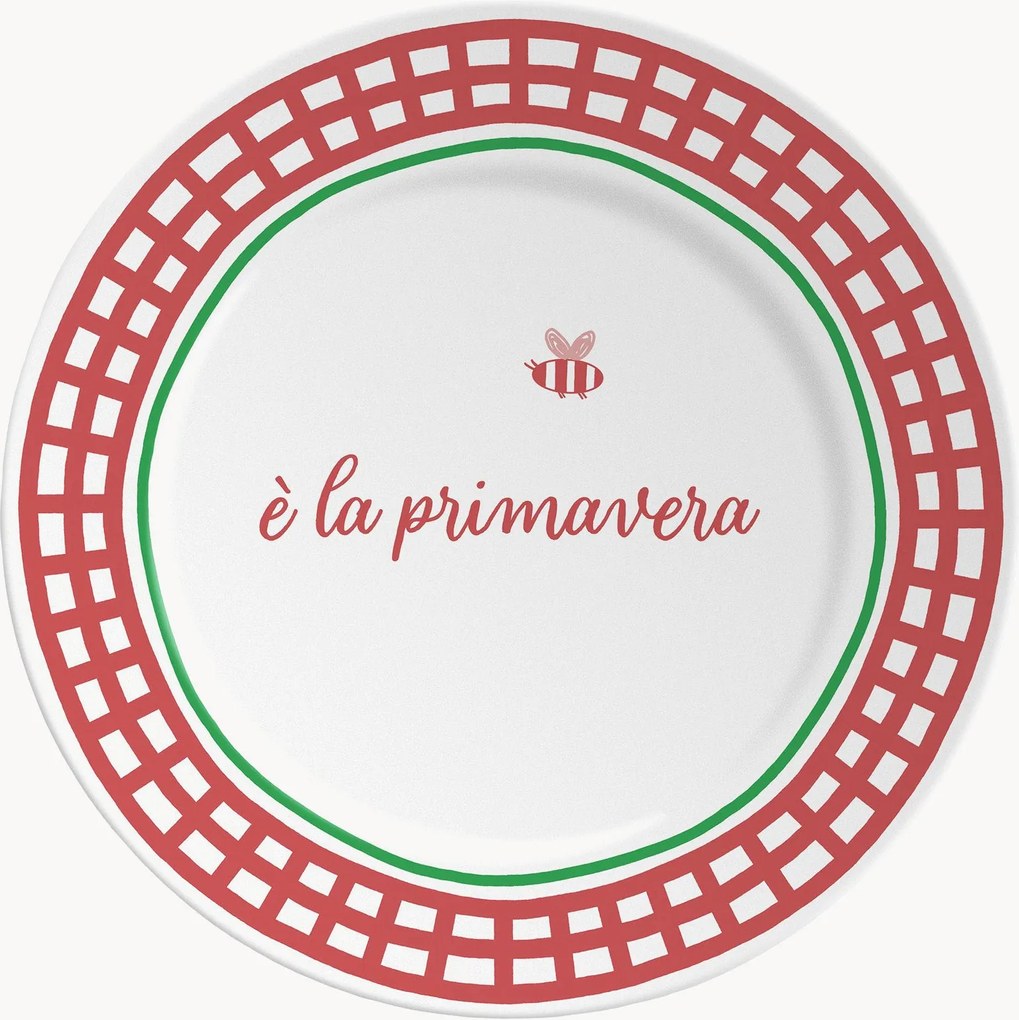 Porcelánový dezertný tanier Primavera
