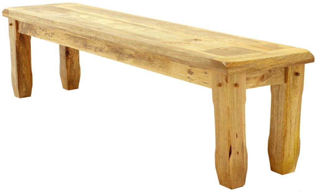 furniture-nabytek.cz - Lavica k jedálenskému stolu z dreva mango 140x40