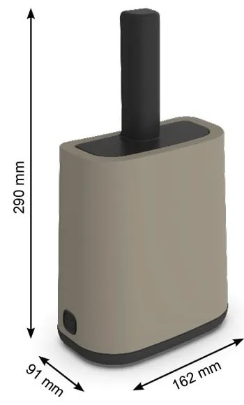 Lopatka s držiakom 9x16 cm Biala - Rotho